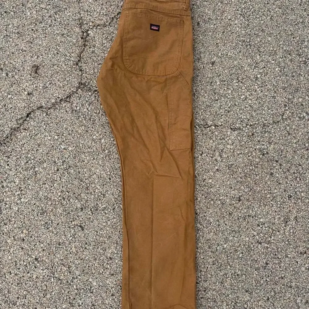 Dickies tan carpenter pants workwear Mens 32x30 Hammer Hold